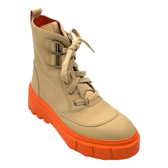 Sorel Shoes - SOREL Women's Caribou X Waterproof Lace Boot Ceramic/Optimized Orange - Medium